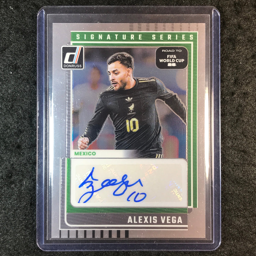 2025-26 Donruss Road to World Cup ALEXIS VEGA Signature Series Auto Base #SS-AV