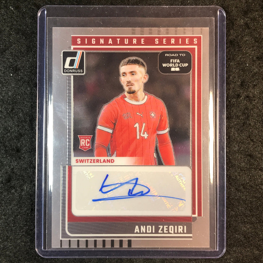 2025-26 Donruss Road to World Cup ANDI ZEQIRI Series Rookie Auto Base #SS-AZ