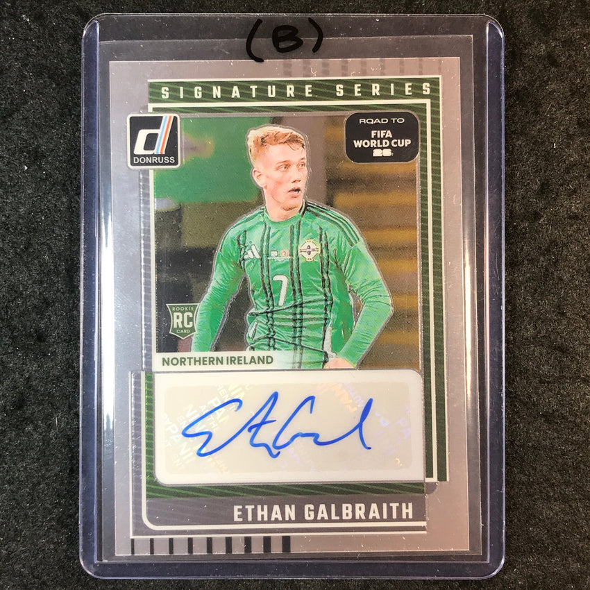 2025-26 Donruss Road to World Cup ETHAN GALBRAITH Series Rookie Auto #SS-EG (B)
