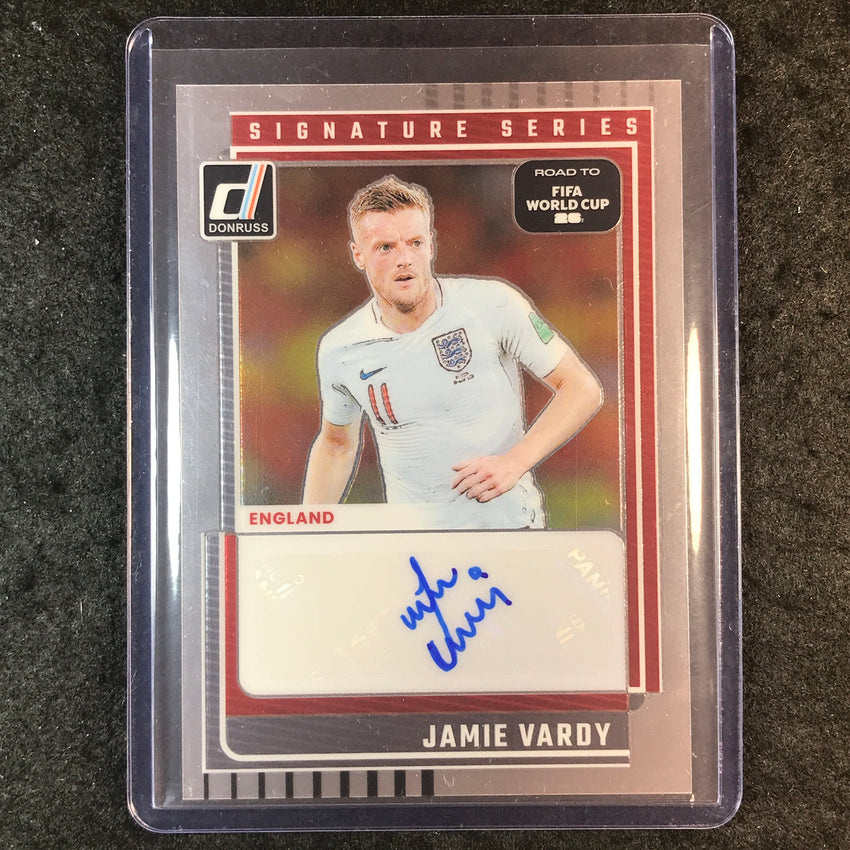 2025-26 Donruss Road to World Cup JAMIE VARDY Signature Series Auto Base #SS-JV