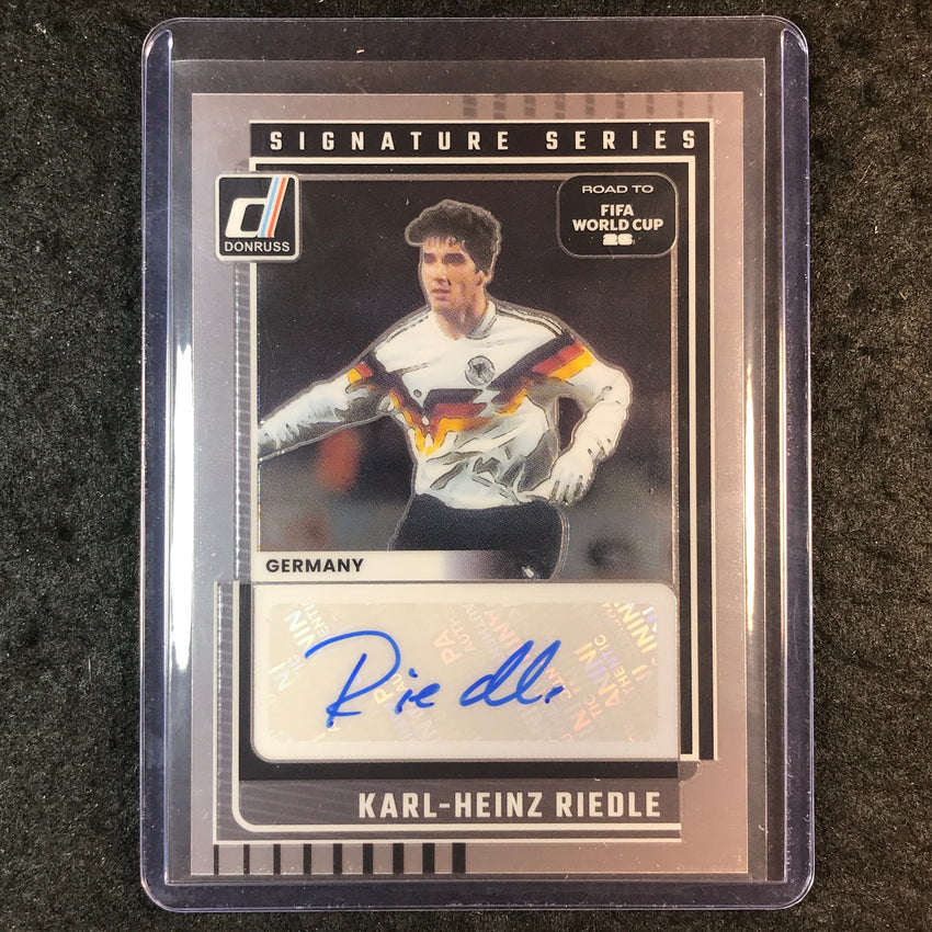 2025-26 Donruss Road to World Cup KARL-HEINZ RIEDLE Series Auto Base #SS-KHR