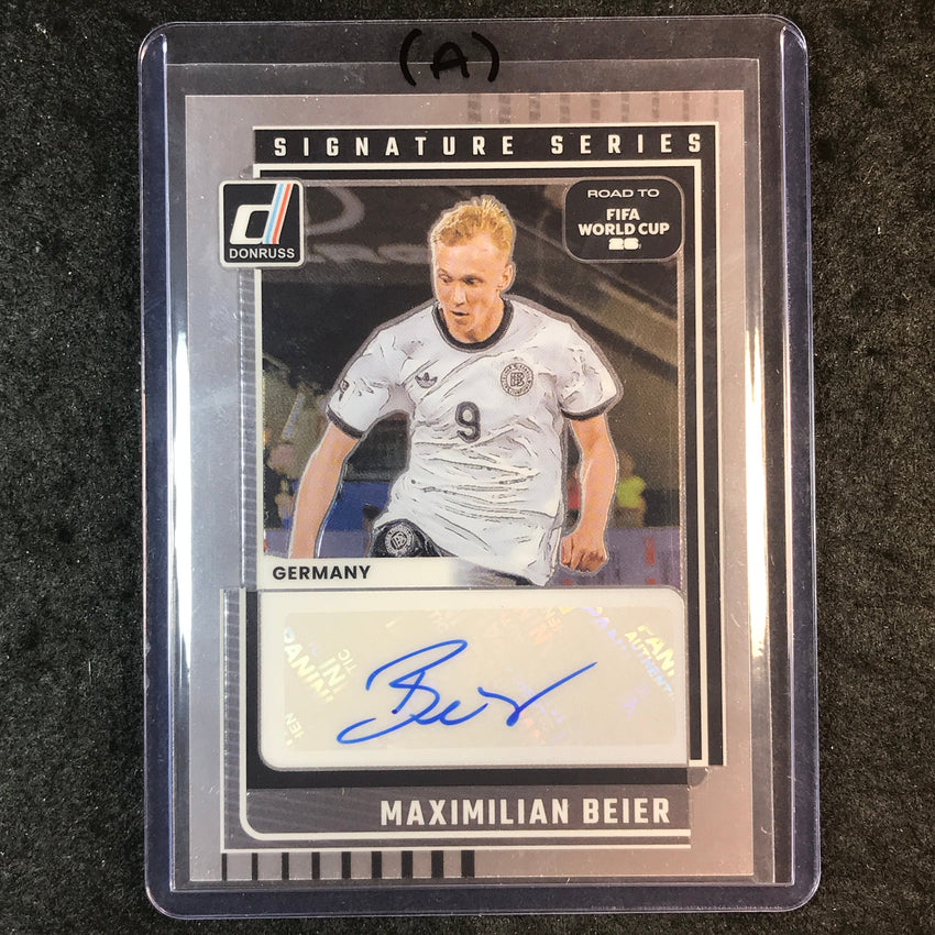 2025-26 Donruss Road to World Cup MAXIMILIAN BEIER Series Auto Base #SS-MB (A)