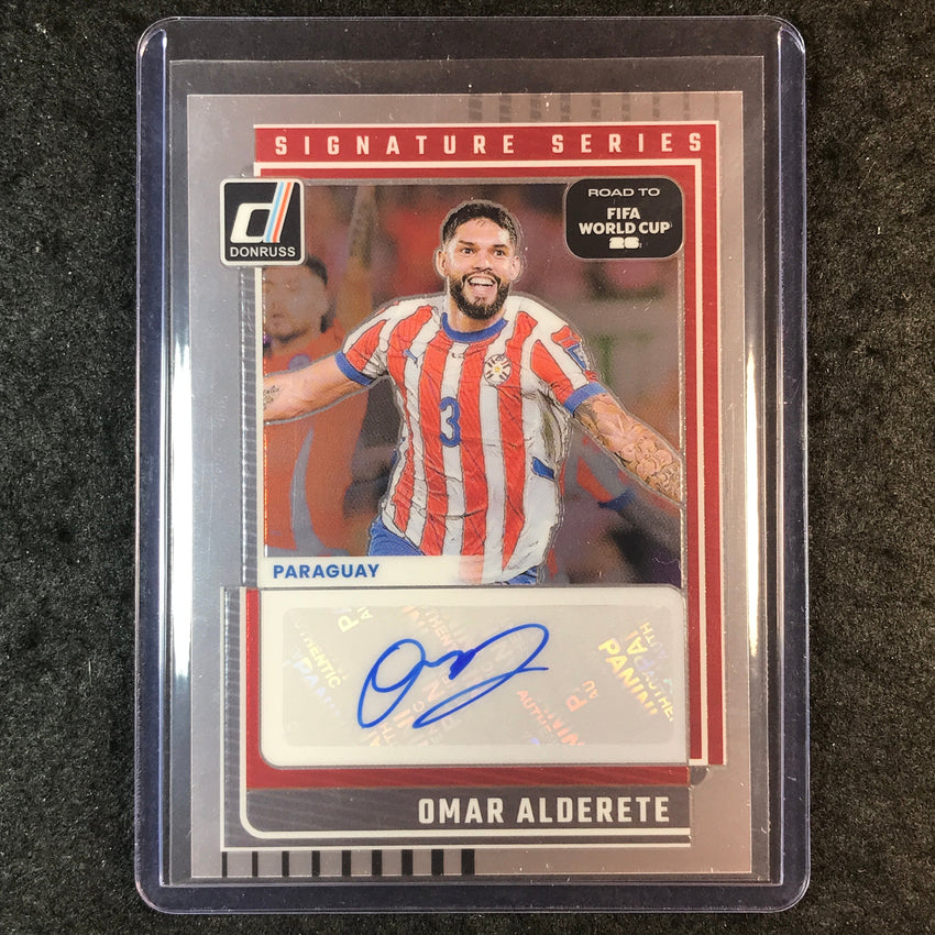 2025-26 Donruss Road to World Cup OMAR ALDERETE Series Auto Base #SS-OA