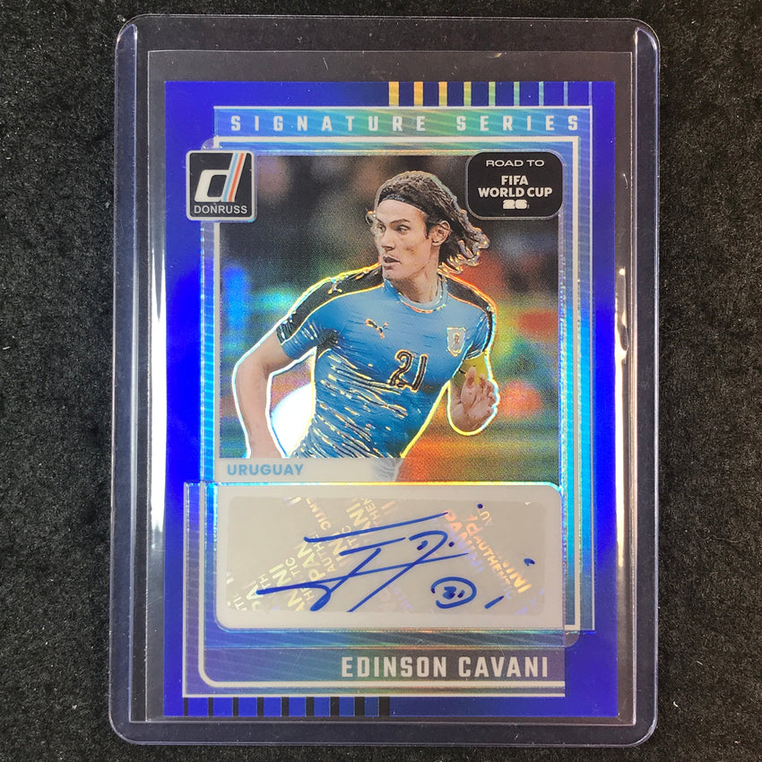 2025-26 Donruss Road to World Cup EDINSON CAVANI Series Auto Blue 133/199