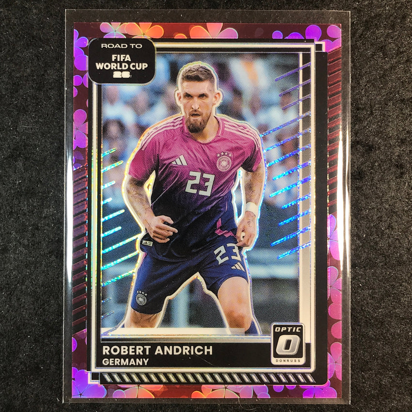 2025-26 Donruss Road to FIFA World Cup ROBERT ANDRICH Optic Plum Blossom #42