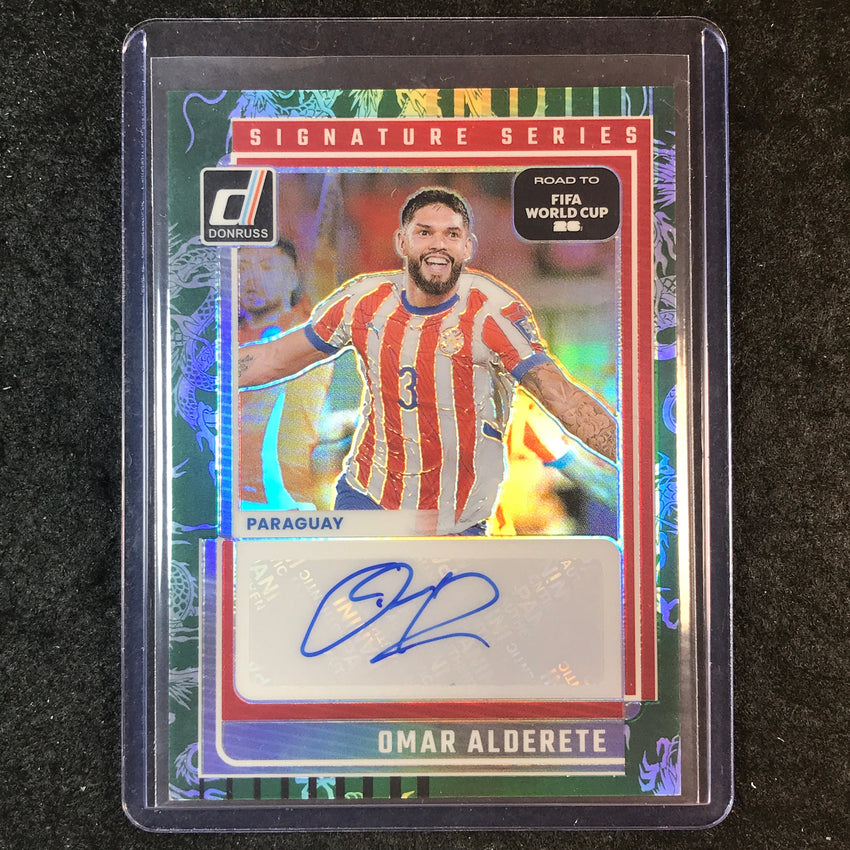 2025-26 Donruss Road to World Cup OMAR ALDERETE Series Auto Dragon 58/199