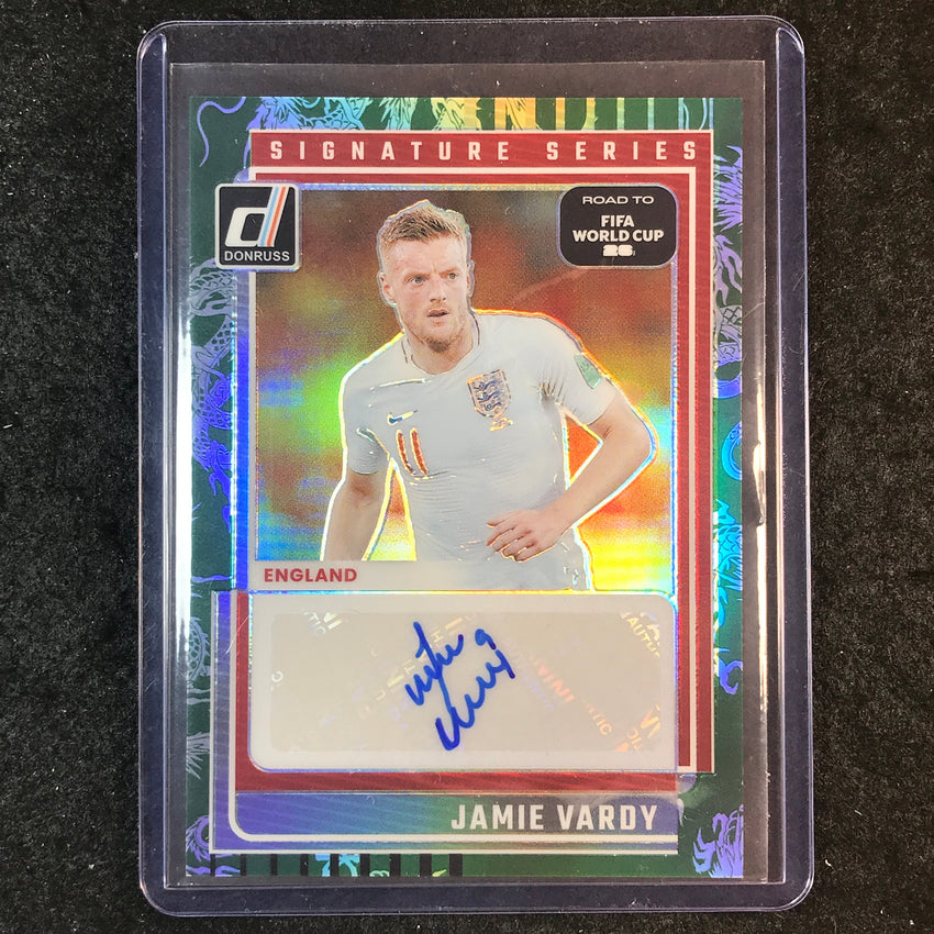2025-26 Donruss Road to World Cup JAMIE VARDY Series Auto Dragon 78/149
