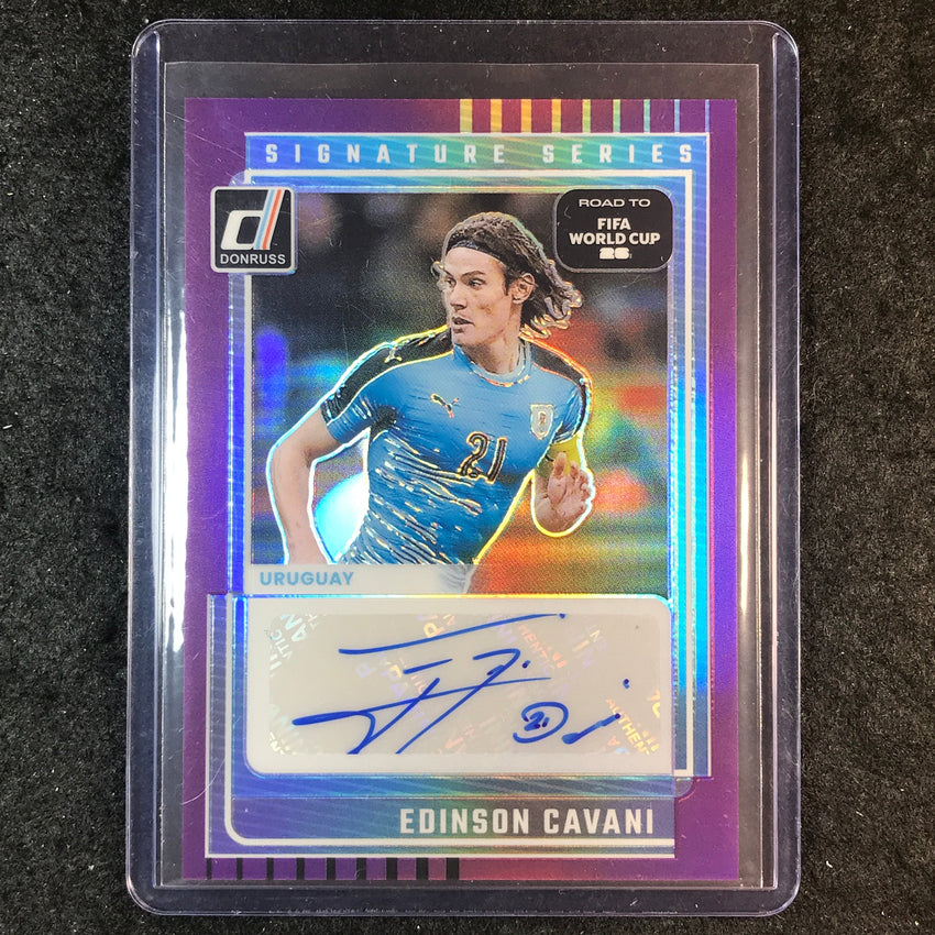 2025-26 Donruss Road to World Cup EDINSON CAVANI Series Auto Purple 32/99