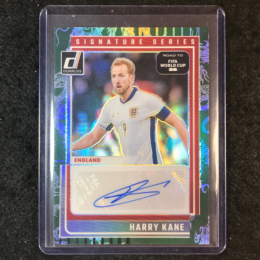 2025-26 Donruss Road to World Cup HARRY KANE Signature Series Auto Dragon 9/99