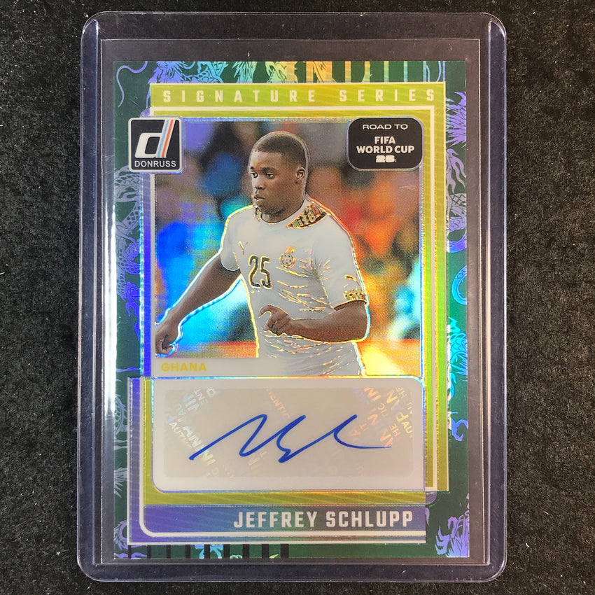 2025-26 Donruss Road to World Cup JEFFREY SCHLUPP Series Auto Dragon 58/99