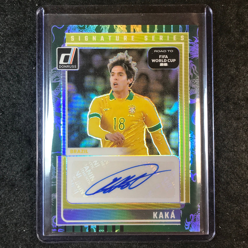 2025-26 Donruss Road to FIFA World Cup KAKA Signature Series Auto Dragon 21/99