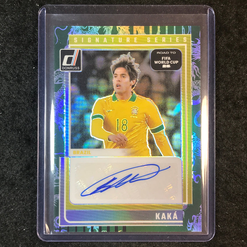 2025-26 Donruss Road to FIFA World Cup KAKA Signature Series Auto Dragon 54/99