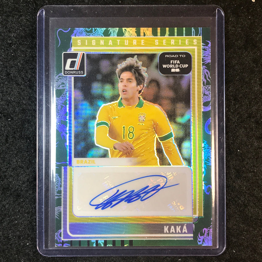 2025-26 Donruss Road to FIFA World Cup KAKA Signature Series Auto Dragon 89/99