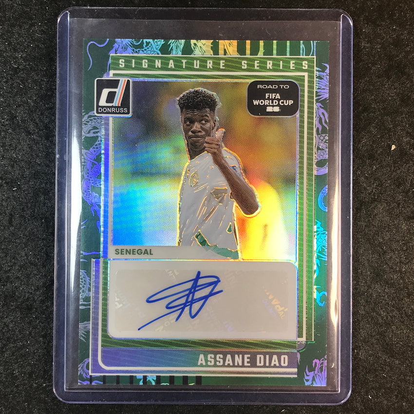 2025-26 Donruss Road to World Cup ASSANE DIAO Signature Series Auto Dragon 31/49