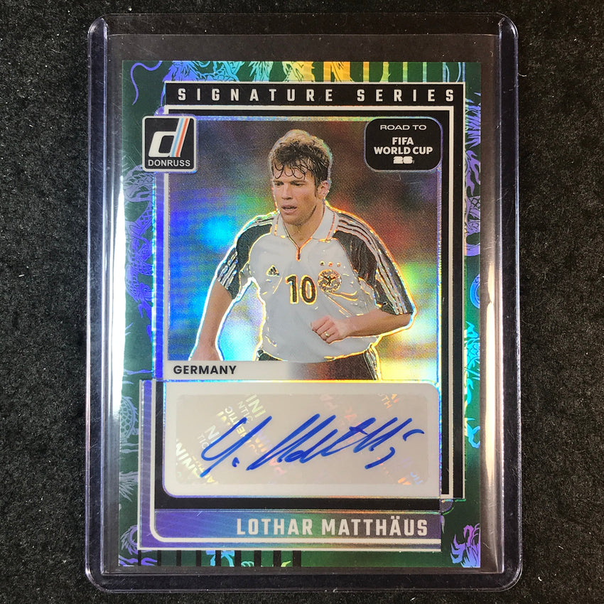 2025-26 Donruss Road to World Cup LOTHAR MATTHAUS Series Auto Dragon 4/49