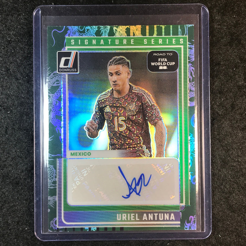 2025-26 Donruss Road to World Cup URIEL ANTUNA Signature Series Auto Dragon 8/49