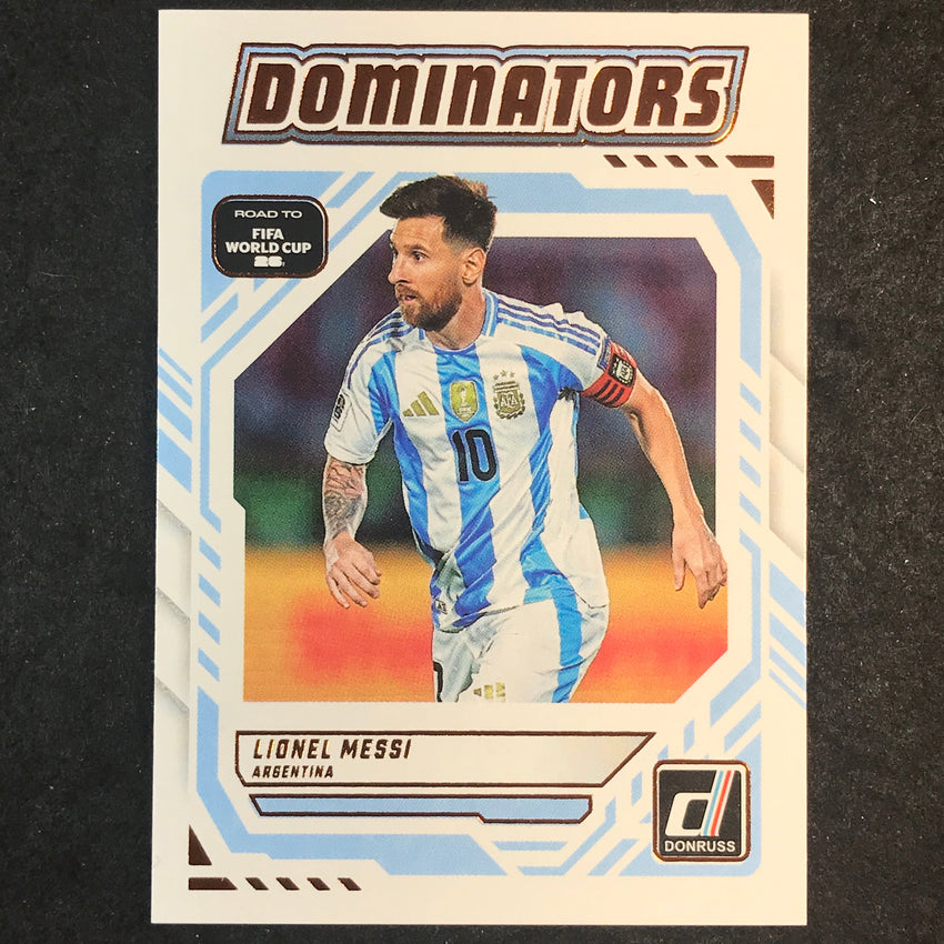 2025-26 Donruss Road to FIFA World Cup LIONEL MESSI Dominators Bronze #3