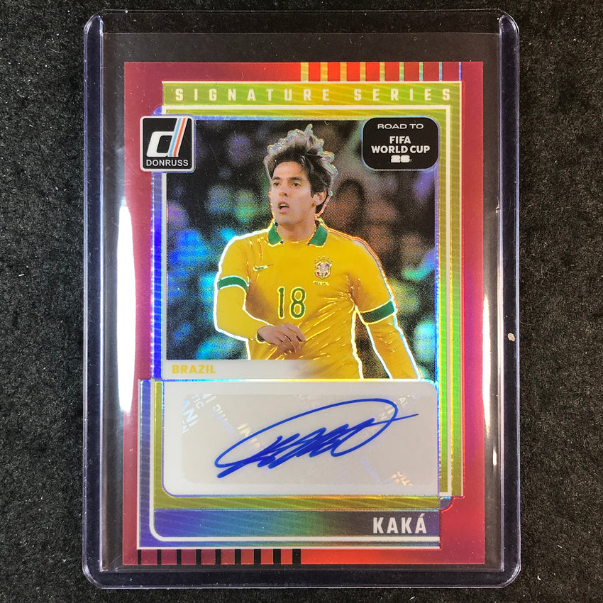 2025-26 Donruss Road to FIFA World Cup KAKA Signature Series Auto Red 2/25
