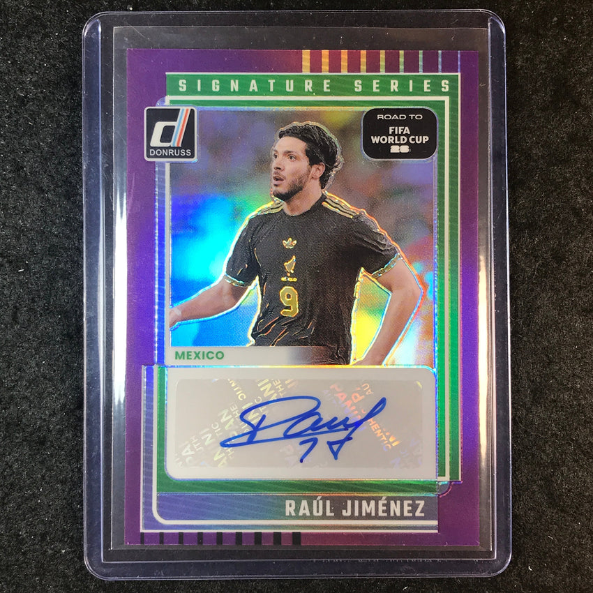 2025-26 Donruss Road to World Cup RAUL JIMENEZ Signature Series Auto 19/25