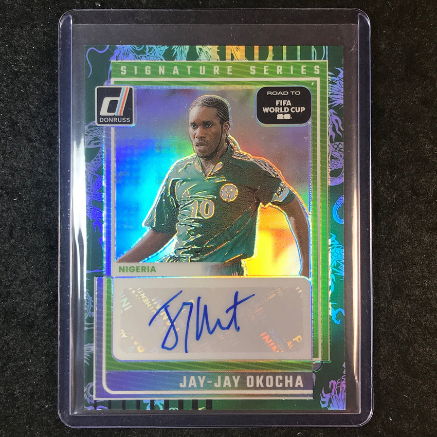 2025-26 Donruss Road to World Cup JAY-JAY OKOCHA Series Auto Dragon 17/25