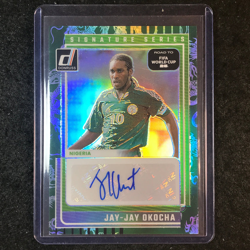 2025-26 Donruss Road to World Cup JAY-JAY OKOCHA Series Auto Dragon 18/25