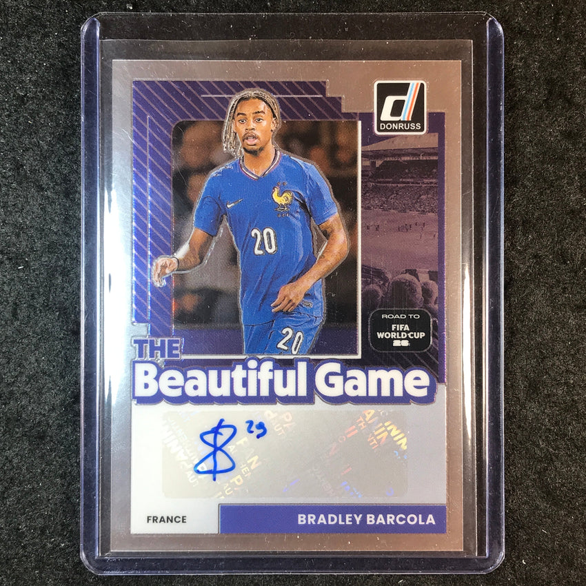 2025-26 Donruss Road to World Cup BRADLEY BARCOLA Beautiful Auto Base #BG-BB