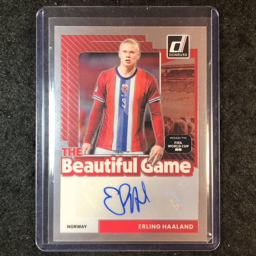 2025-26 Donruss Road to World Cup ERLING HAALAND Beautiful Game Auto Base #BG-EH