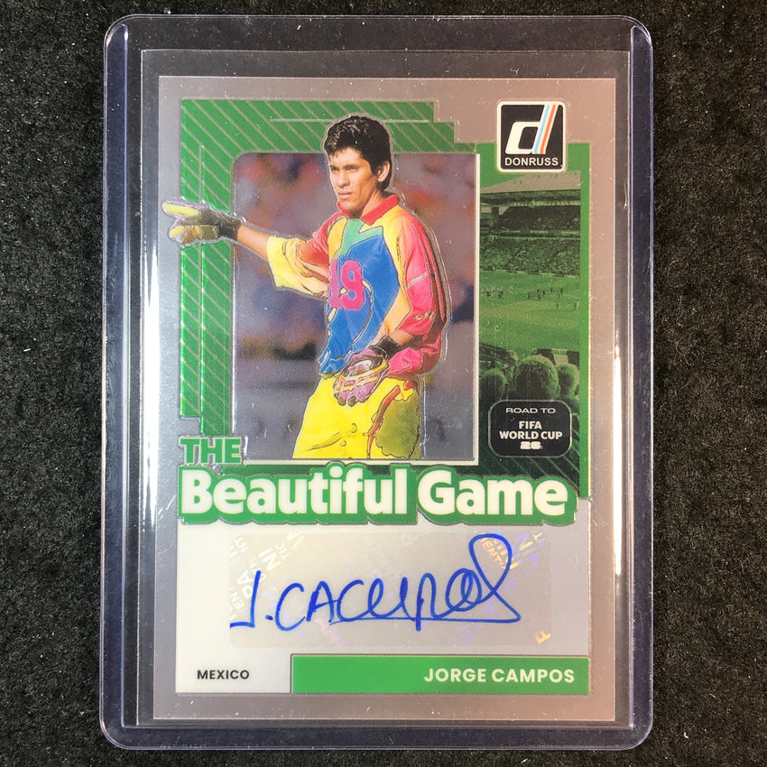 2025-26 Donruss Road to World Cup JORGE CAMPOS Beautiful Game Auto Base #BG-JC