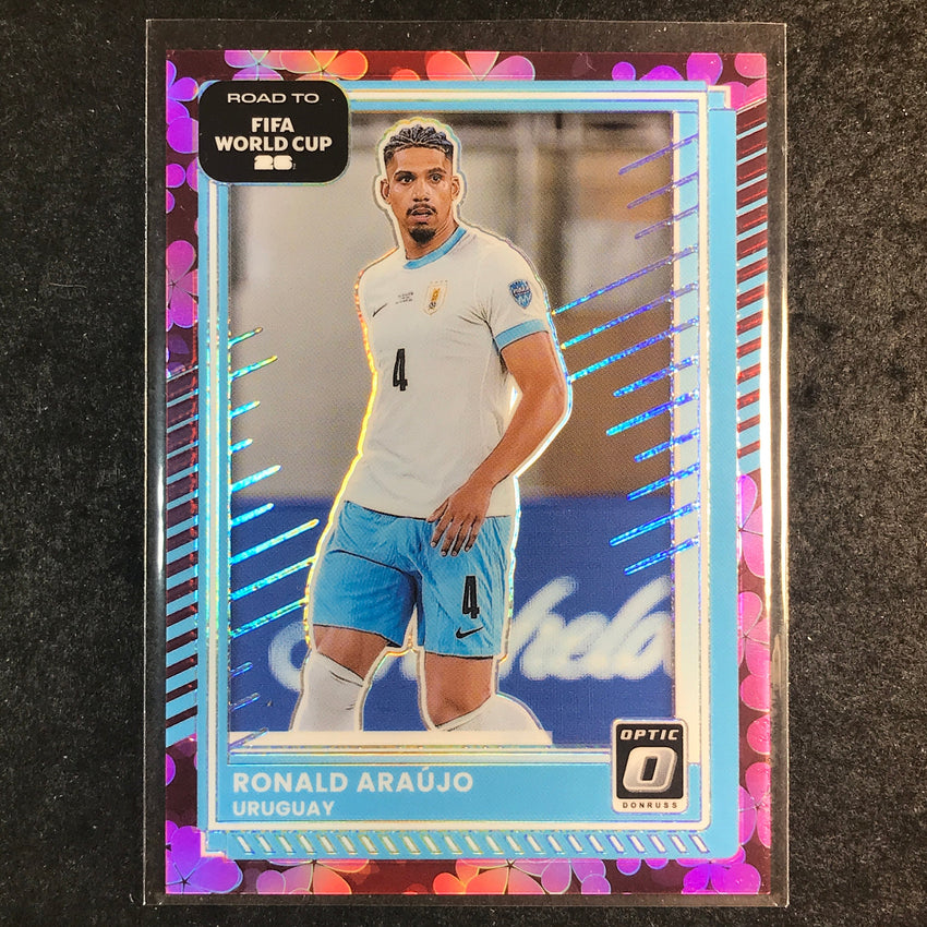 2025-26 Donruss Road to FIFA World Cup RONALD ARAUJO Optic Plum Blossom #51