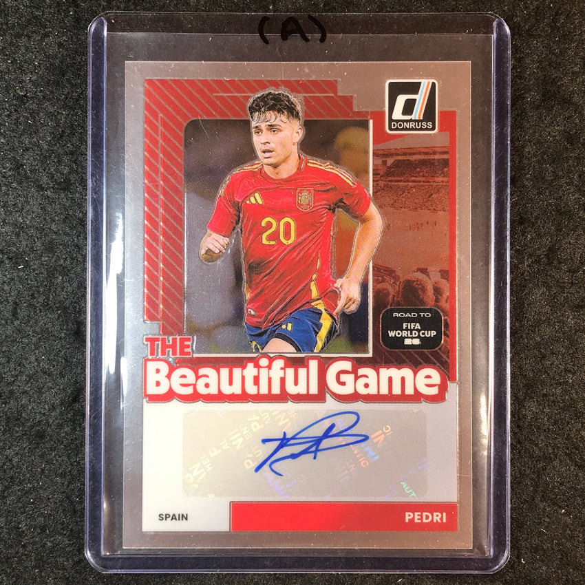 2025-26 Donruss Road to World Cup PEDRI The Beautiful Game Auto Base #BG-P (A)