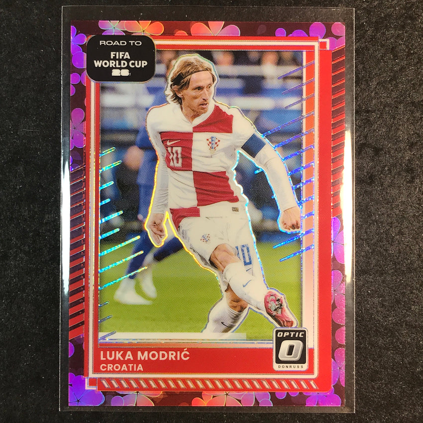 2025-26 Donruss Road to FIFA World Cup LUKA MODRIC Optic Plum Blossom #61