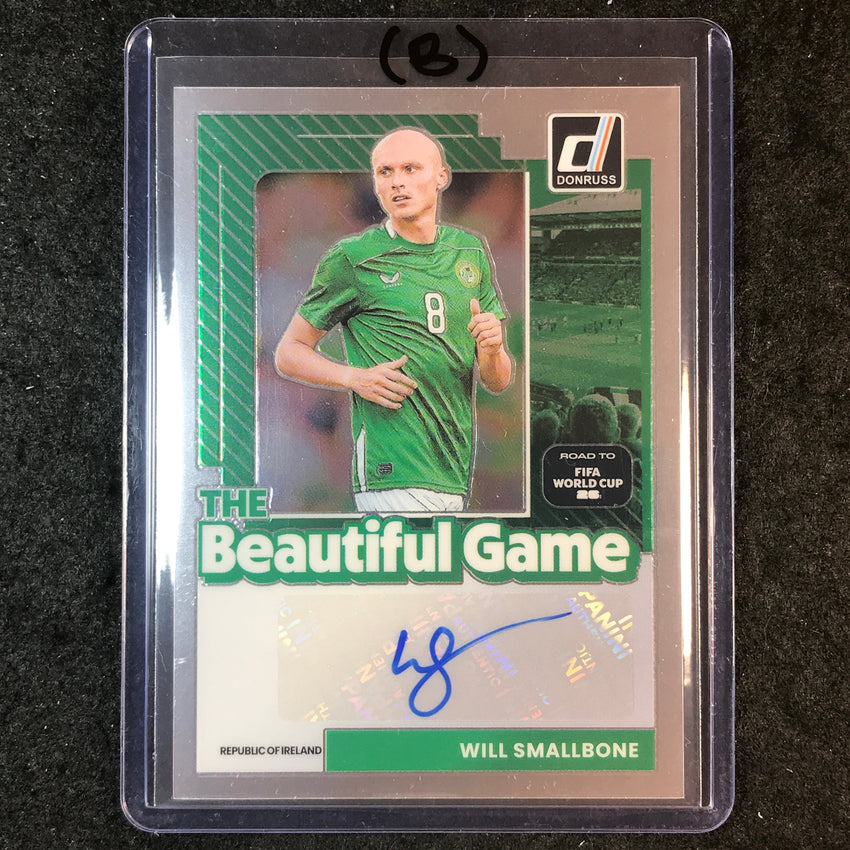 2025-26 Donruss Road to World Cup WILL SMALLBONE Beautiful Auto Base #BG-WS (B)
