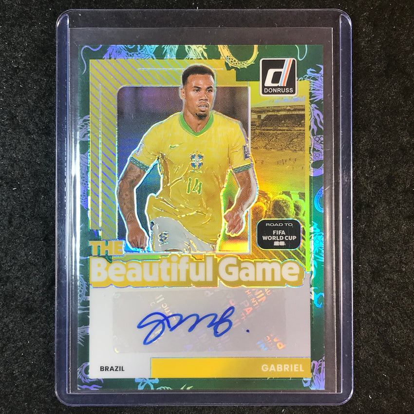 2025-26 Donruss Road to World Cup GABRIEL The Beautiful Game Auto Dragon 9/299