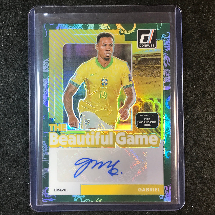2025-26 Donruss Road to World Cup GABRIEL The Beautiful Game Auto Dragon 85/299