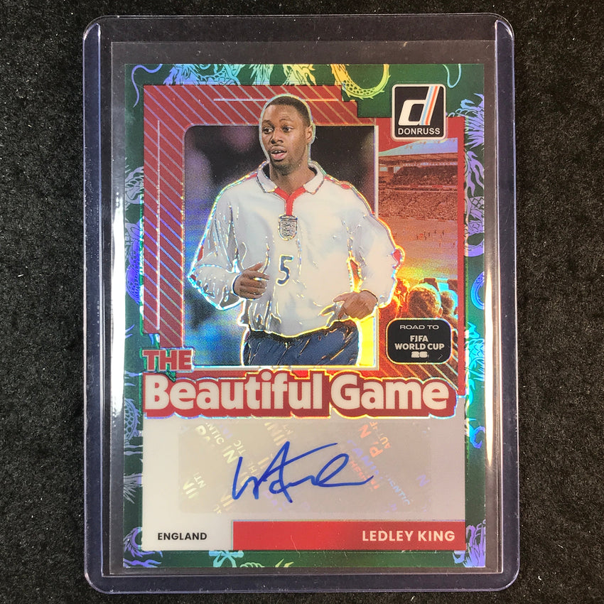 2025-26 Donruss Road to World Cup LEDLEY KING Beautiful Game Auto Dragon 148/299