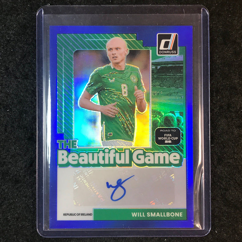 2025-26 Donruss Road to World Cup WILL SMALLBONE Beautiful Game Auto Blue 45/199