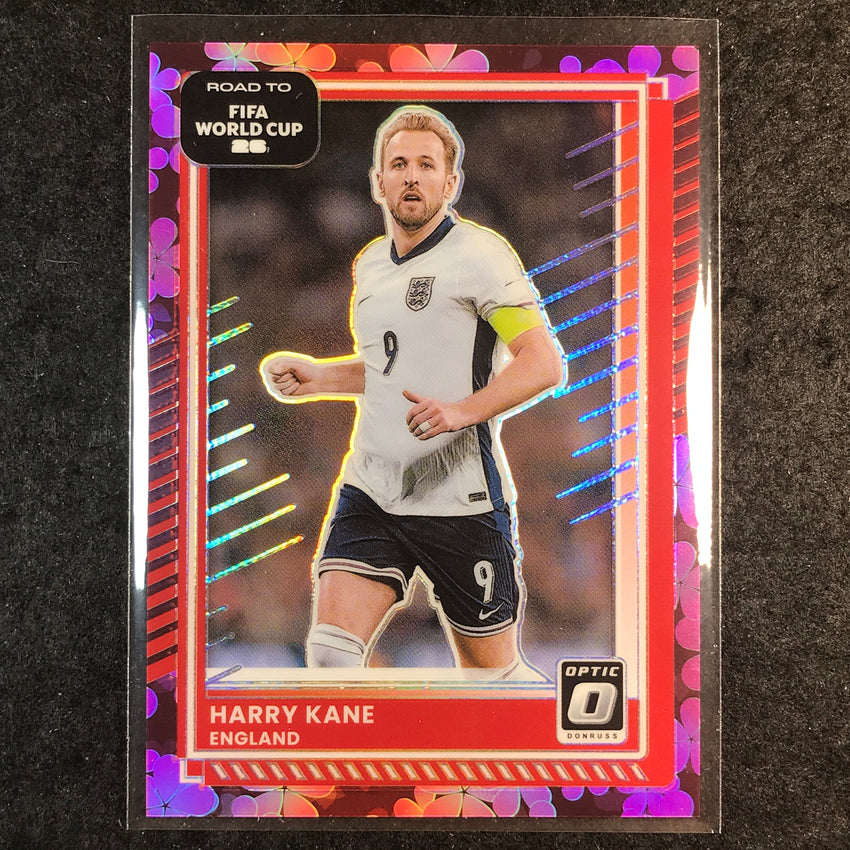 2025-26 Donruss Road to FIFA World Cup HARRY KANE Optic Plum Blossom #62