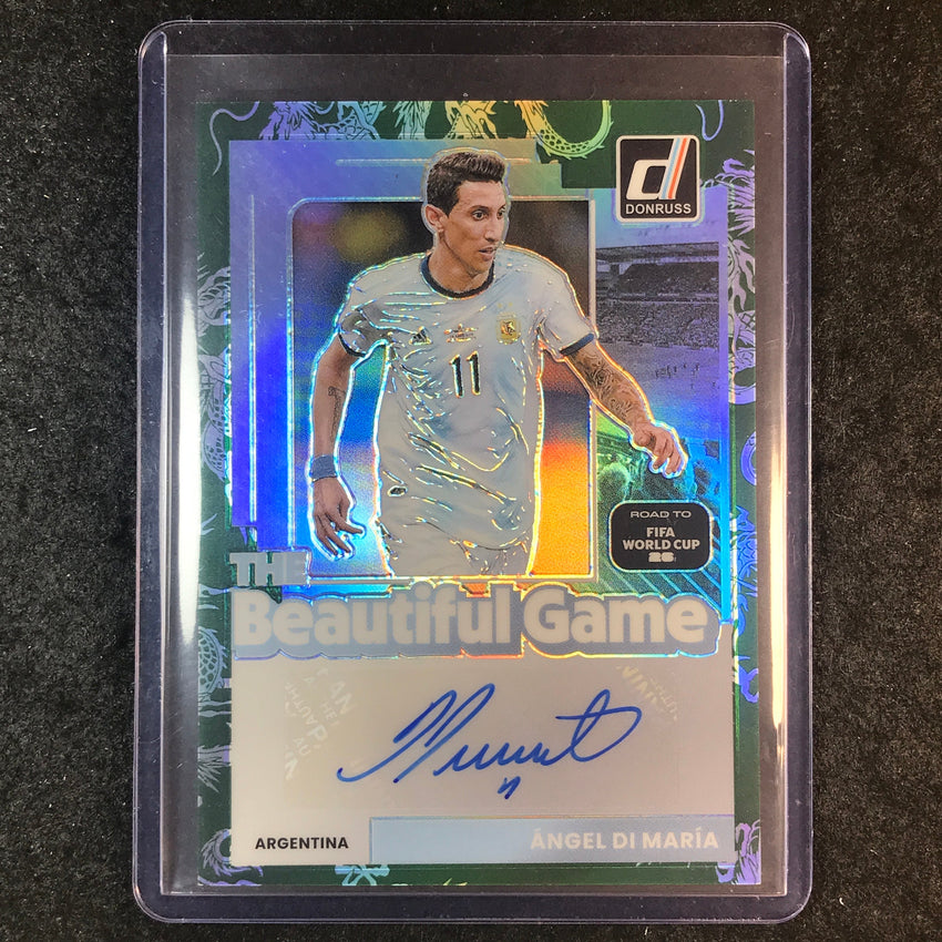 2025-26 Donruss Road to World Cup ANGEL DI MARIA Beautiful Auto Dragon 14/99