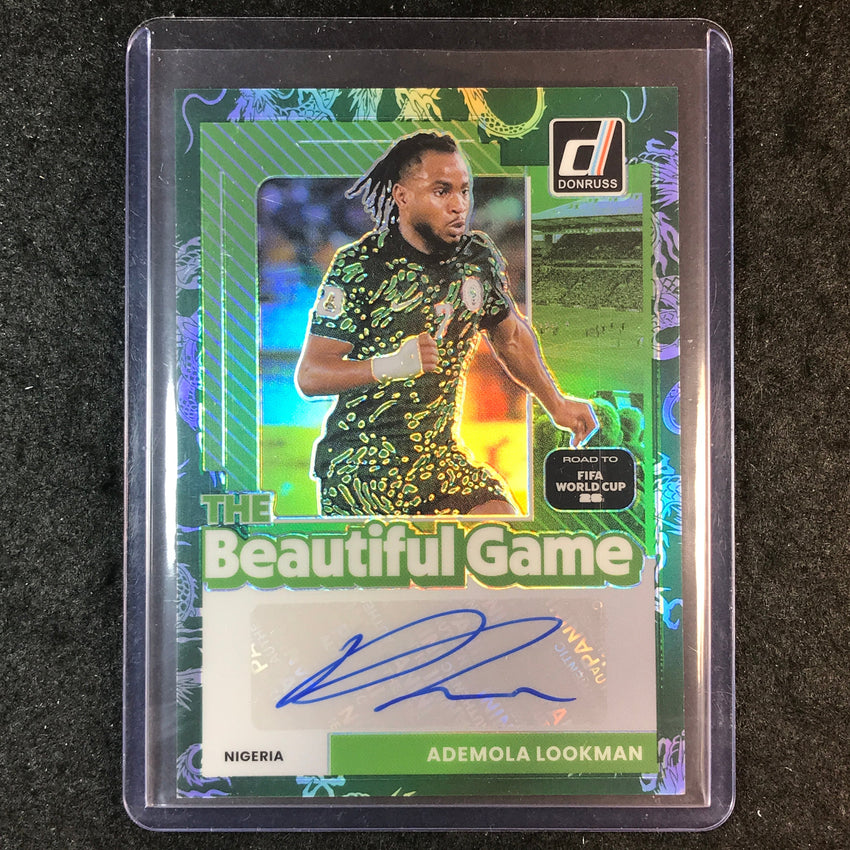 2025-26 Donruss Road to World Cup ADEMOLA LOOKMAN Beautiful Auto Dragon 13/99