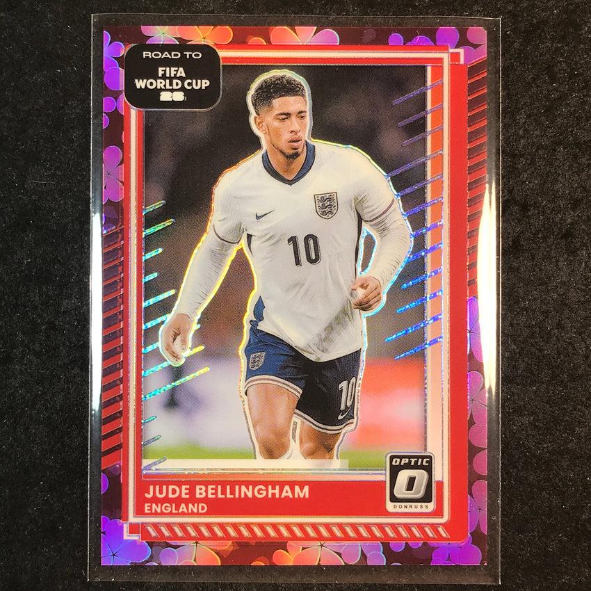 2025-26 Donruss Road to FIFA World Cup JUDE BELLINGHAM Optic Plum Blossom #63