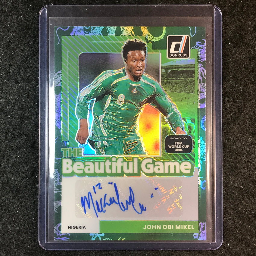 2025-26 Donruss Road to World Cup JOHN OBI MIKEL Beautiful Auto Dragon 31/99