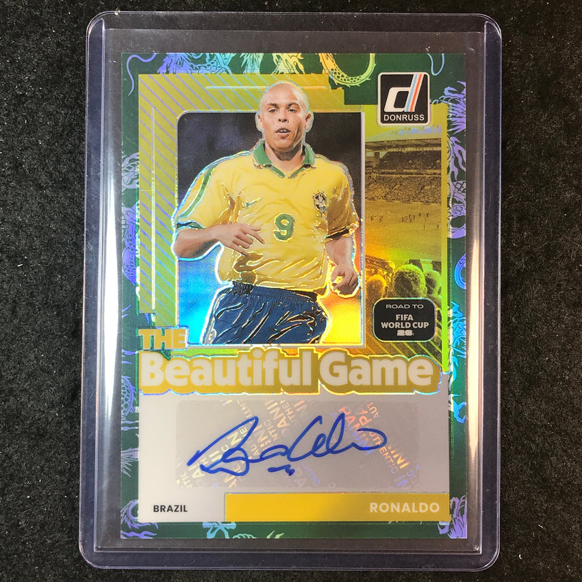 2025-26 Donruss Road to World Cup RONALDO The Beautiful Game Auto Dragon 38/99