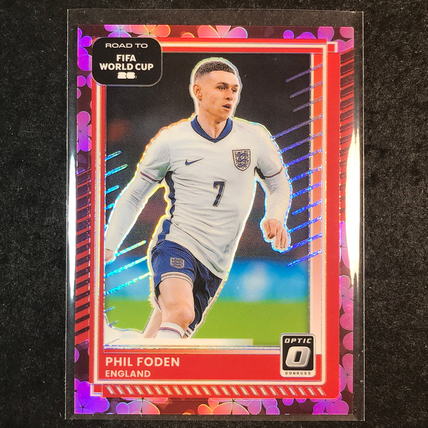 2025-26 Donruss Road to FIFA World Cup PHIL FODEN Optic Plum Blossom #69