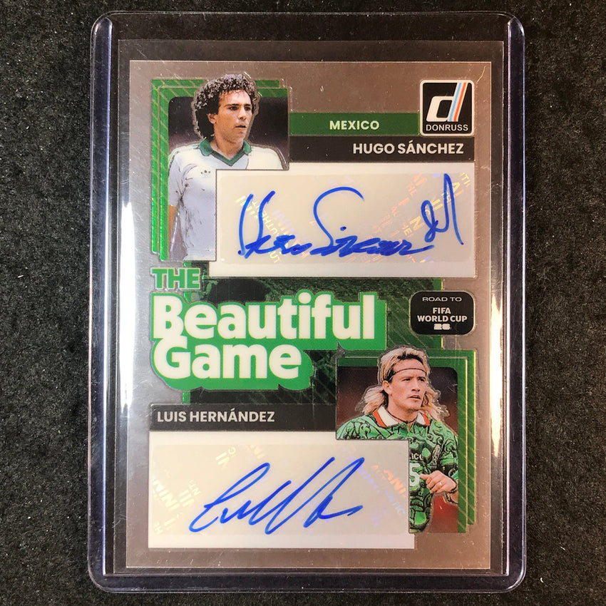2025-26 Donruss Road to World Cup HUGO SANCHEZ LUIS HERNANDEZ Dual Auto #BD-HL