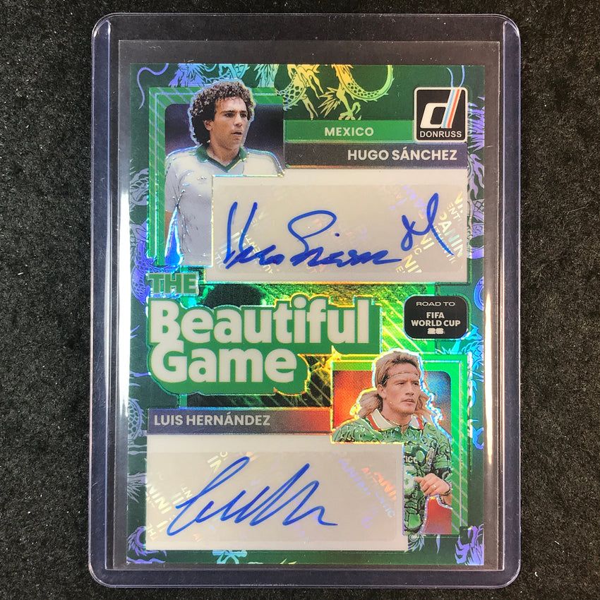 2025-26 Donruss Road to World Cup SANCHEZ LUIS HERNANDEZ Dual Auto Dragon 12/99