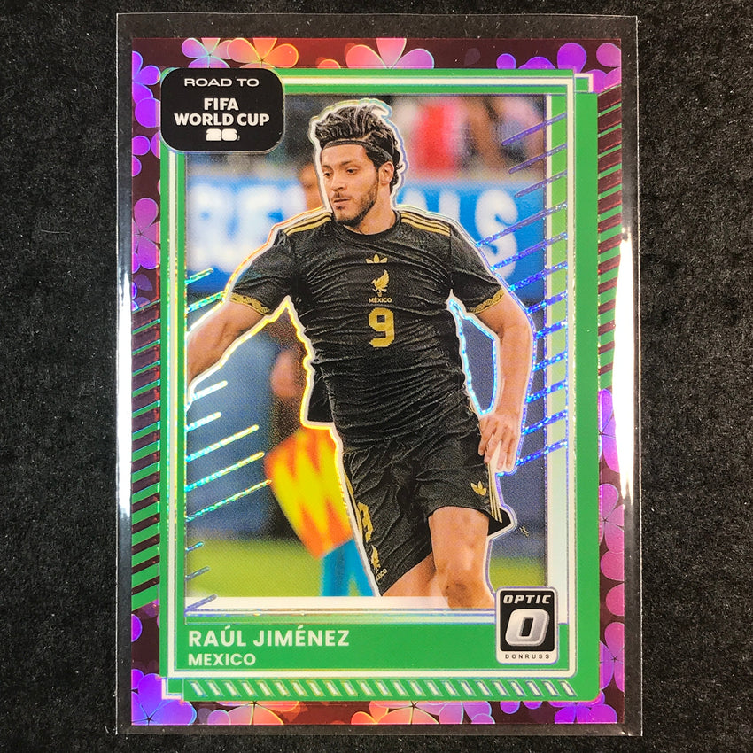 2025-26 Donruss Road to FIFA World Cup RAUL JIMENEZ Optic Plum Blossom #74