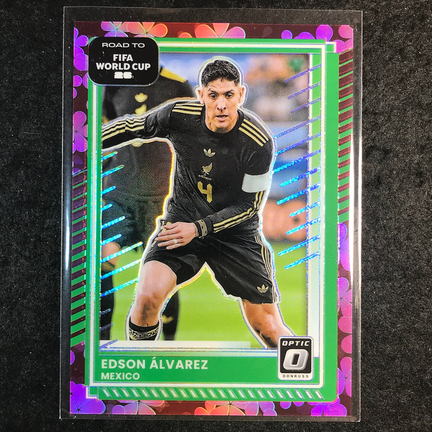 2025-26 Donruss Road to FIFA World Cup EDSON ALVAREZ Optic Plum Blossom #76