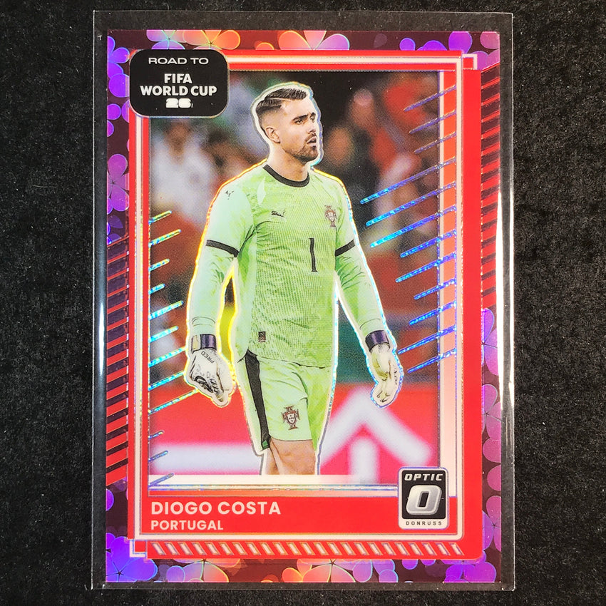 2025-26 Donruss Road to FIFA World Cup DIOGO COSTA Optic Plum Blossom #87