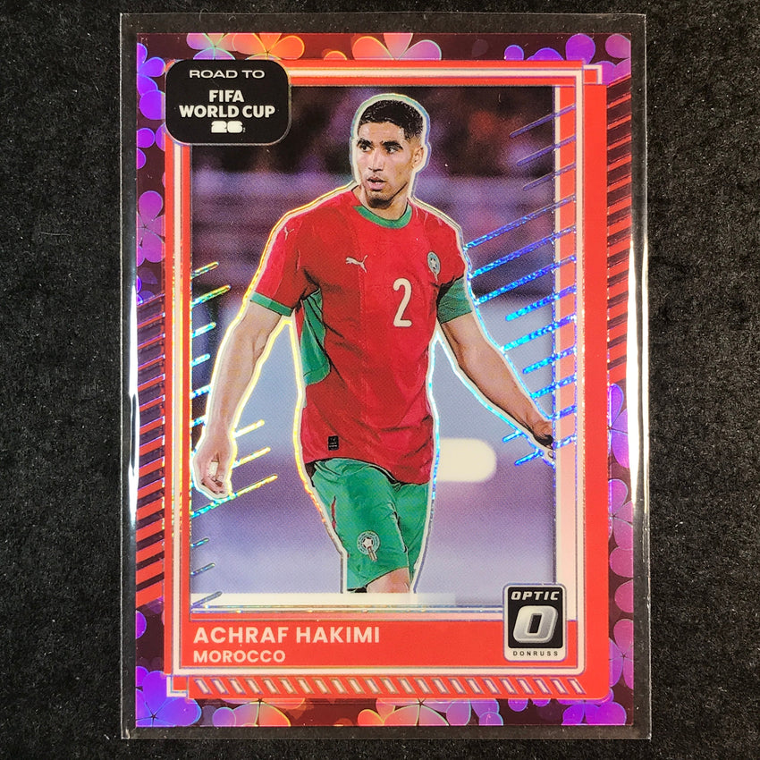 2025-26 Donruss Road to FIFA World Cup ACHRAF HAKIMI Optic Plum Blossom #99
