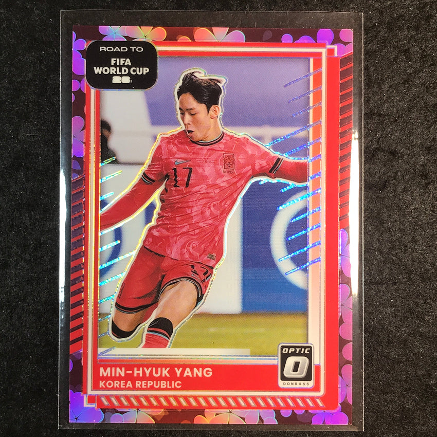 2025-26 Donruss Road to FIFA World Cup MIN-HYUK YANG Optic Plum Blossom #105
